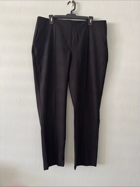 Rachel Zoe Black Tailored Straight-Leg Dress Pants